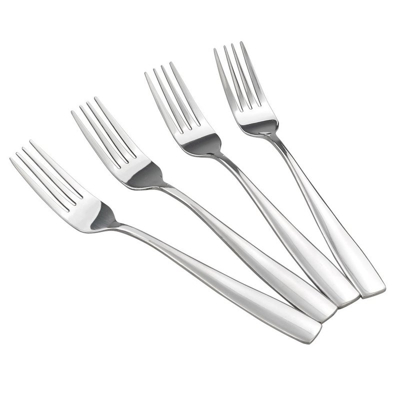 HOMMP 16-Piece Stainless Steel Salad Forks, Dessert Forks - Image 1